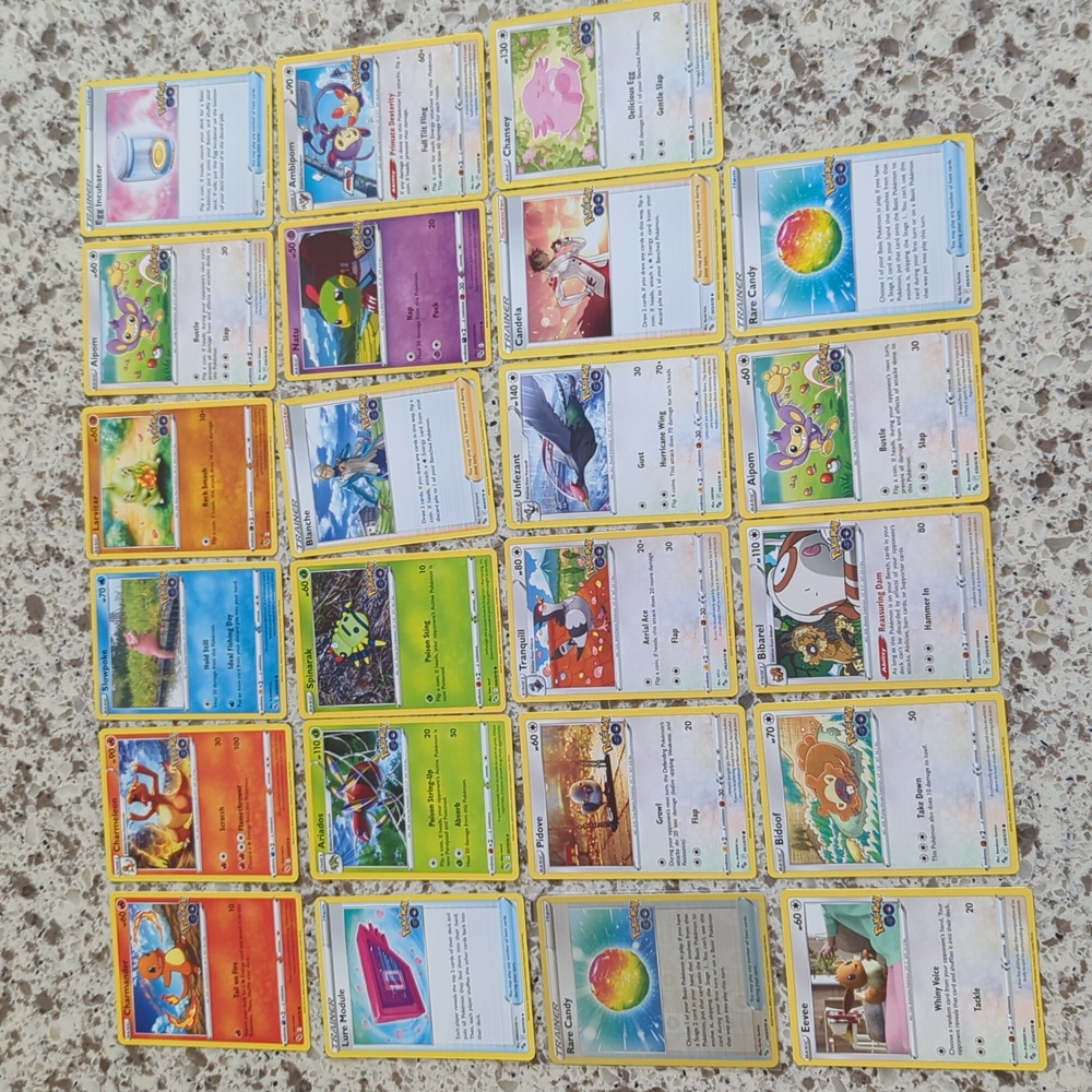 Pokemon Go Cards Set 6